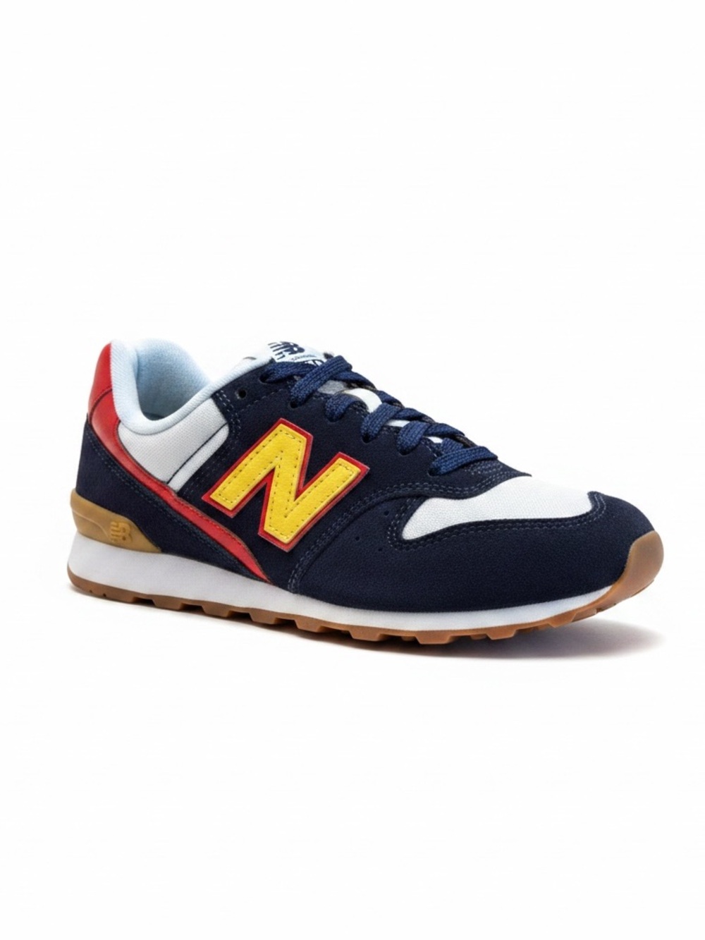New Balance 996 Navy, Yellow & Red Retro Runner